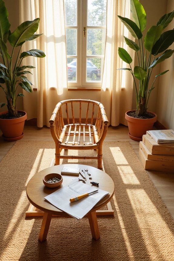 assemble bamboo furniture correctly