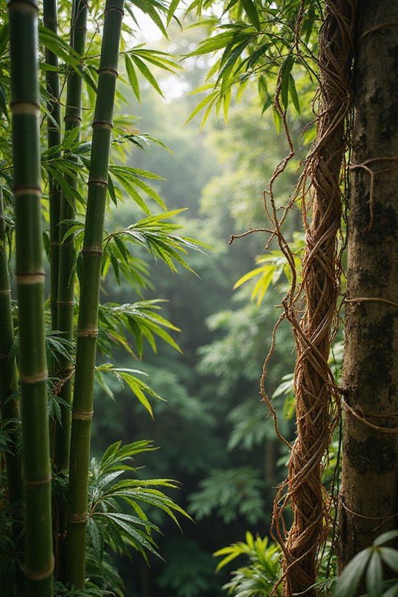 bamboo and rattan habitats