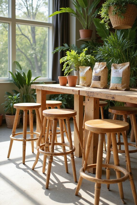 bamboo bar stools considerations