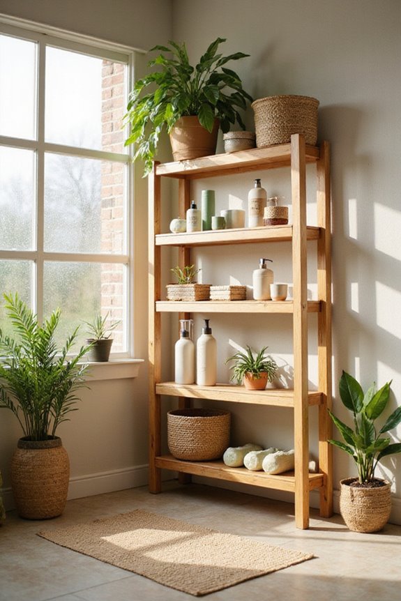 bamboo bathroom organization ideas