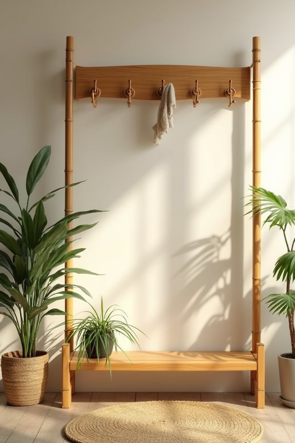 bamboo coat rack considerations