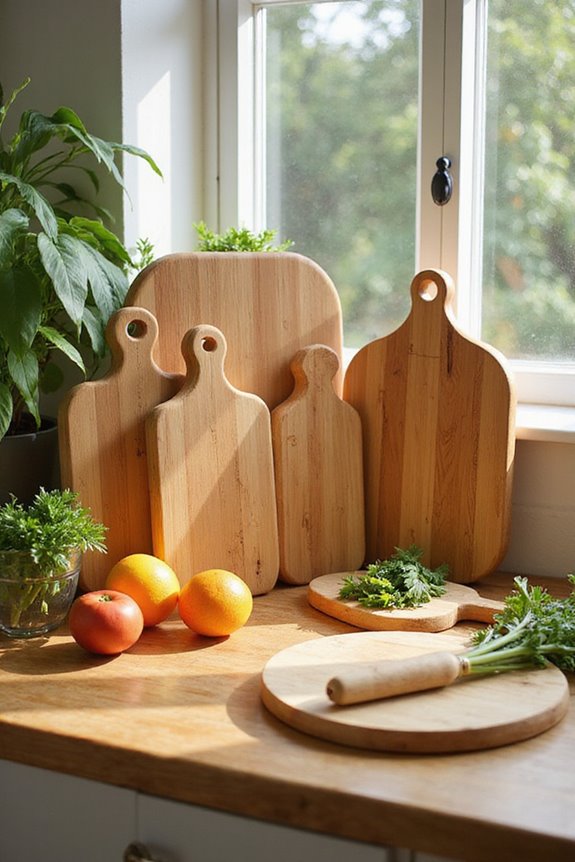 bamboo cutting boards selection