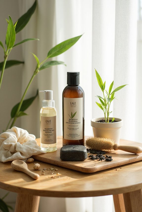bamboo extract enhances hair health