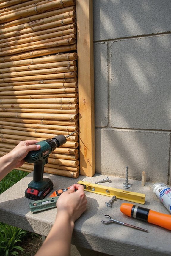 bamboo fencing installation guide
