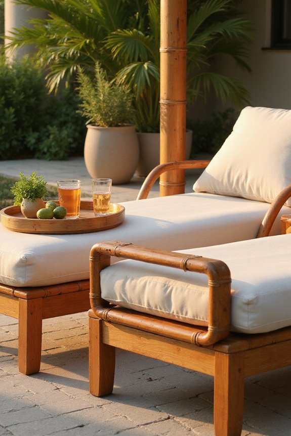 bamboo furniture enhances comfort