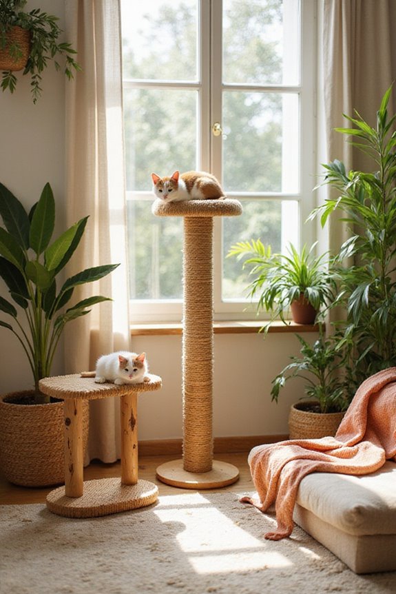 bamboo furniture for cats