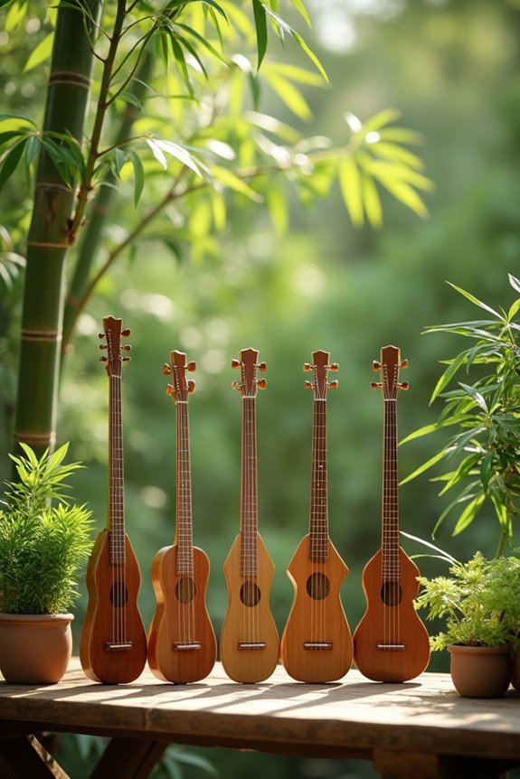bamboo instruments for enhanced sound