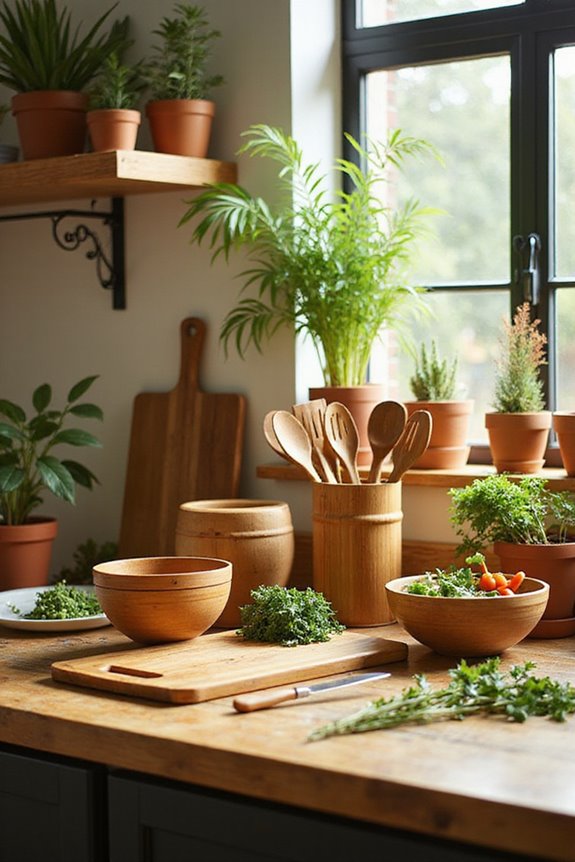 bamboo kitchenware for cooking