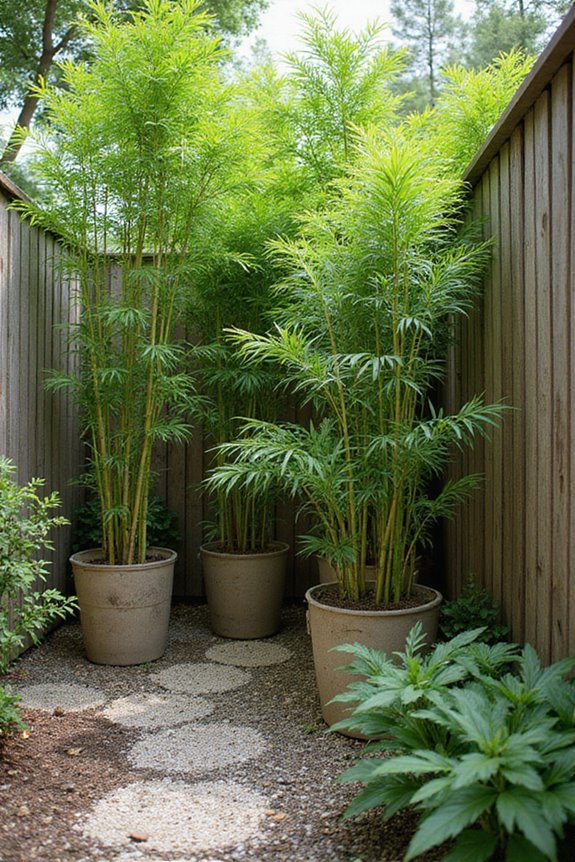 bamboo plant privacy considerations