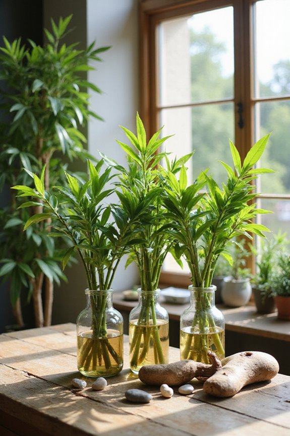 bamboo plants for water