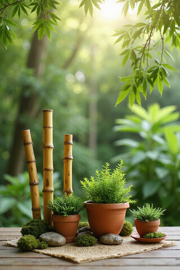 bamboo sticks for plants