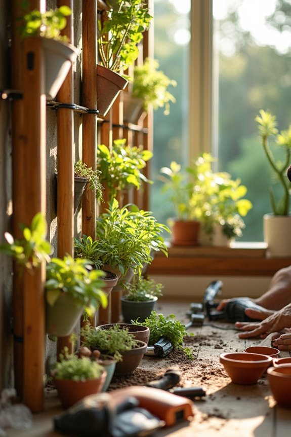choosing and securing planters
