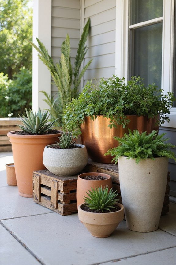 choosing appropriate garden containers