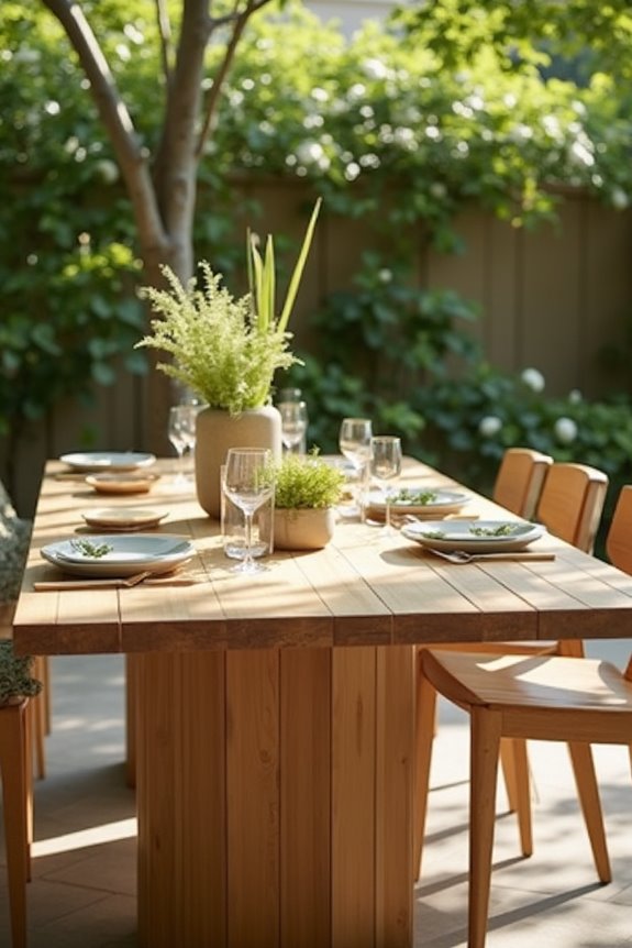 choosing bamboo dining tables