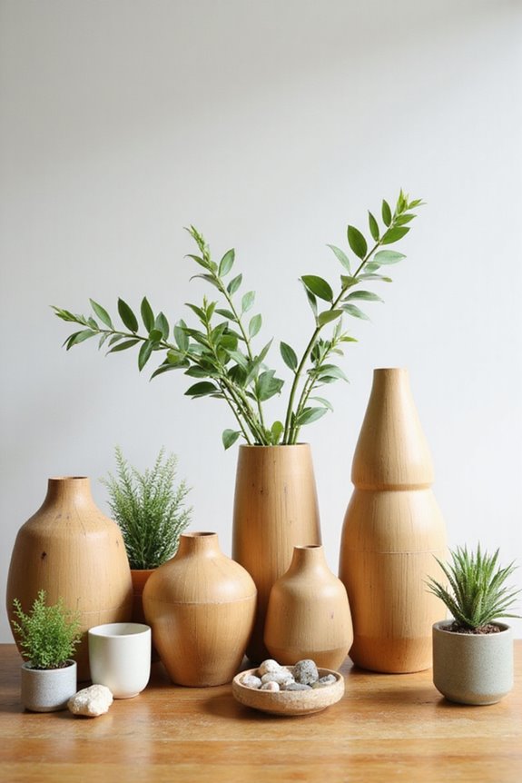 choosing suitable bamboo vases