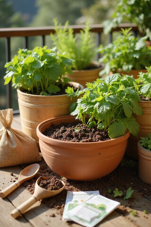 container garden fertilizer options