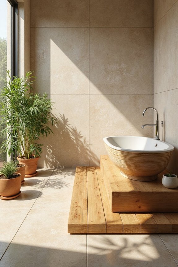 eco friendly bamboo bathroom flooring