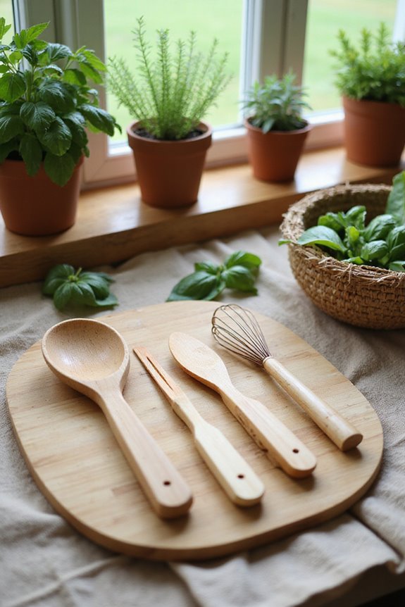 eco friendly bamboo kitchen utensils
