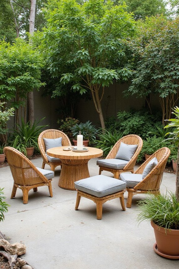 eco friendly bamboo patio furniture