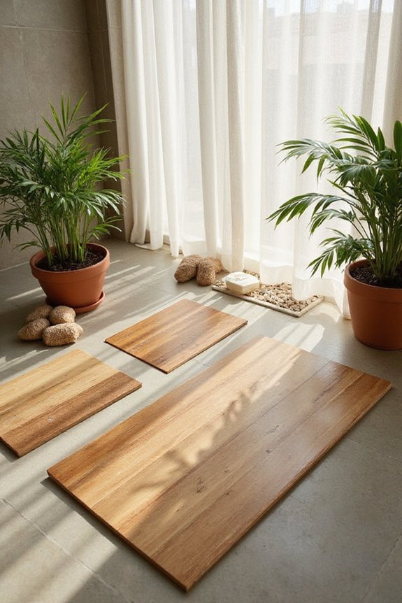 eco friendly bamboo shower flooring