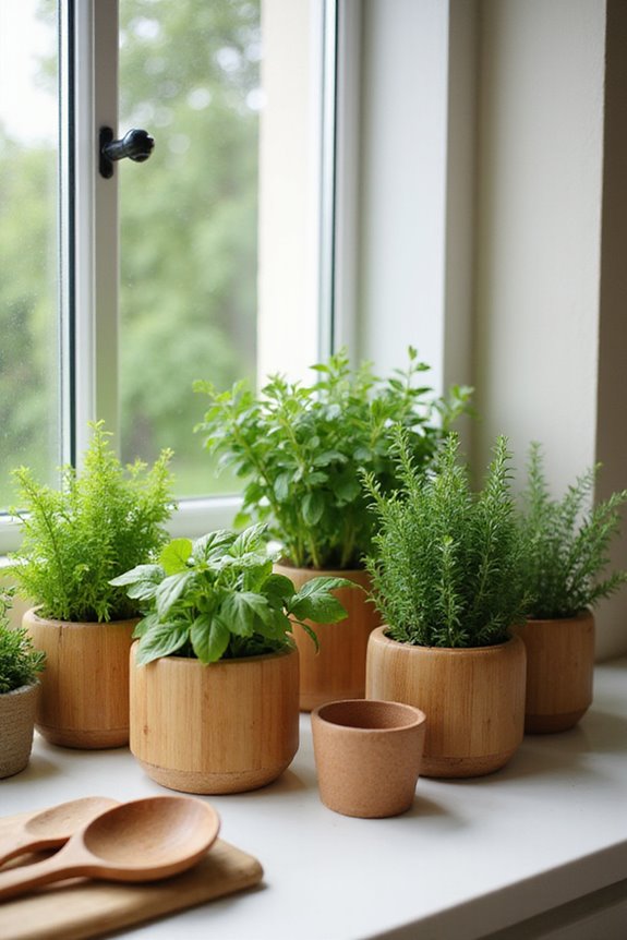 fresh herb gardening ideas
