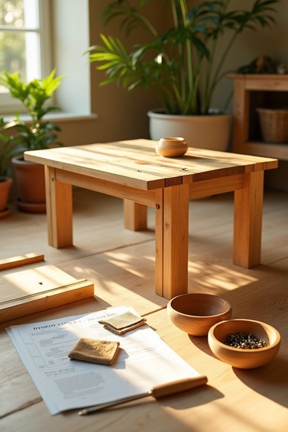 initial bamboo furniture assembly