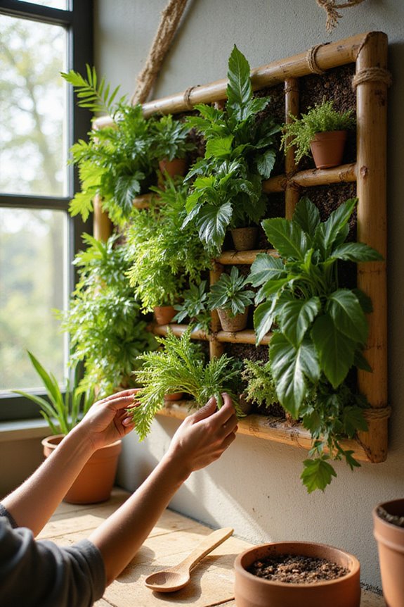 install vertical garden systems