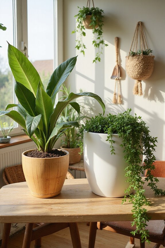 material comparison for planters