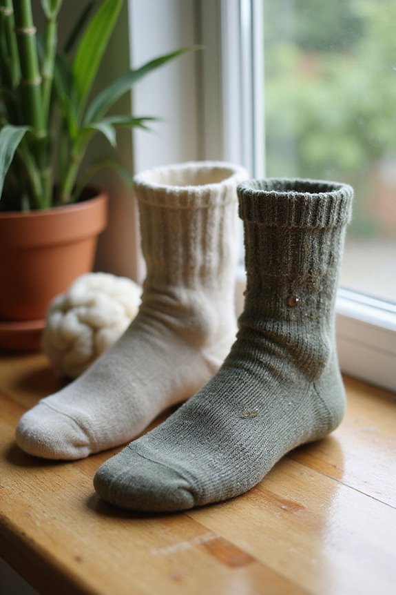 moisture wicking and breathable socks