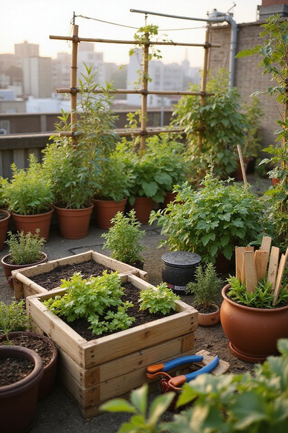 optimize container garden growth
