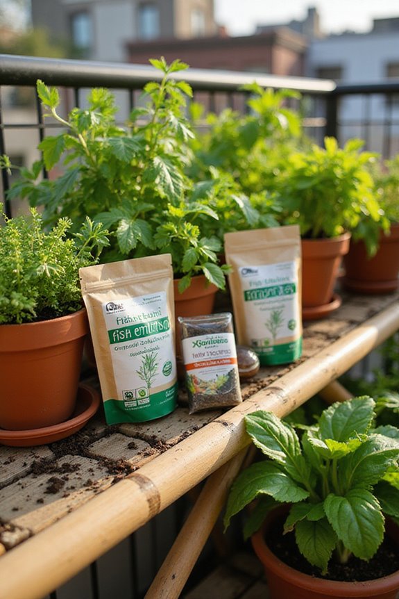 organic fertilizers for container gardens