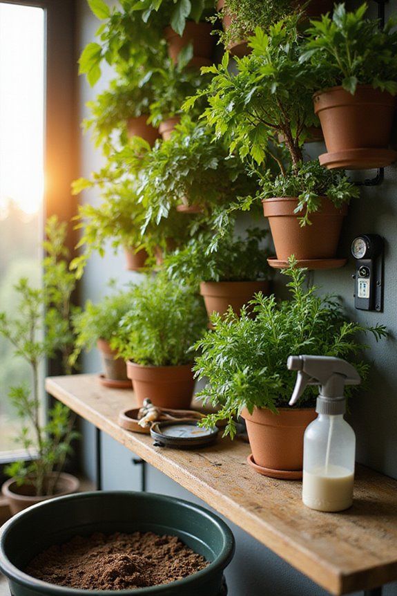regular vertical garden maintenance