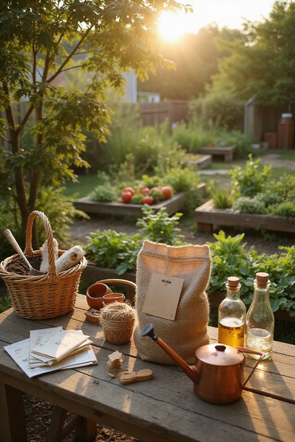 selecting organic gardening materials