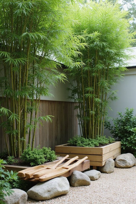 serene bamboo garden options