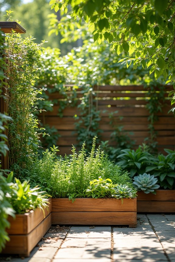 stunning small space gardens