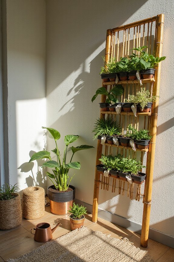 sturdy vertical garden structure