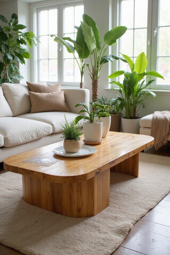 stylish bamboo coffee tables