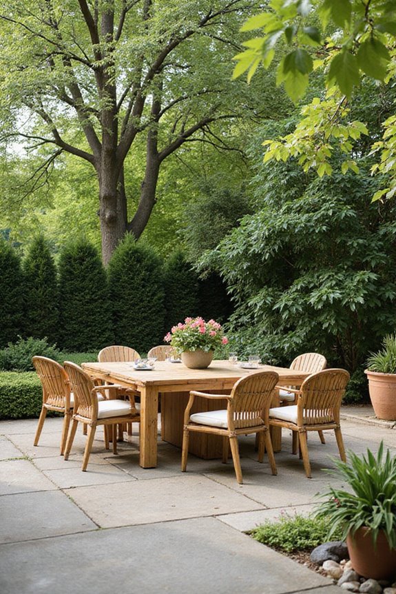 sustainable bamboo outdoor furniture