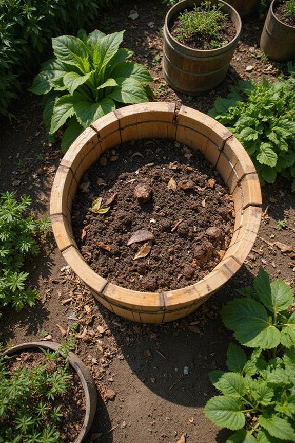 sustainable composting enhances garden health