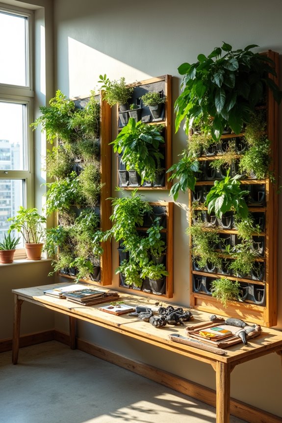 vertical garden system options